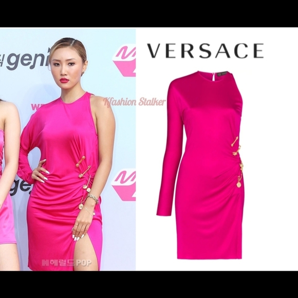 ✨️Authentic Versace Fuschia Dress✨️ - Picture 1 of 14